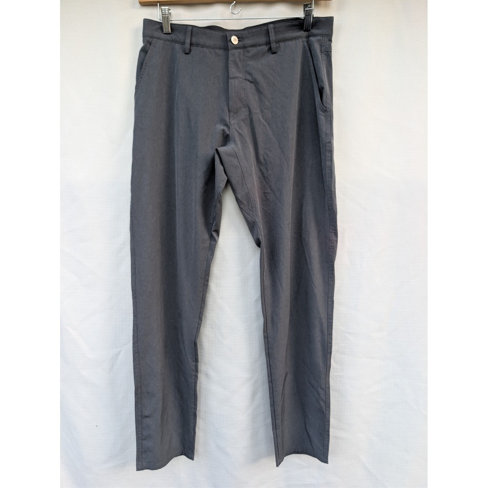 Pure Hockey Performance Tech Pants Mens 34x32 Charcoal Grey Stretch Golf